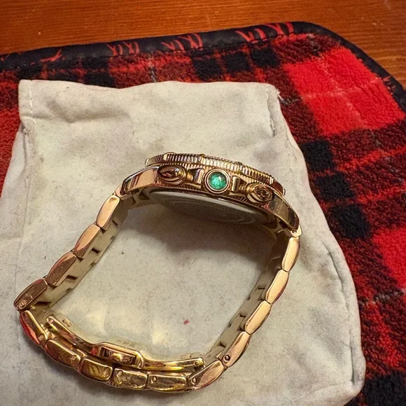 COPY - Judith Ripka Gold and Pink mother of pearl Women's Watch - Picture 6 of 9